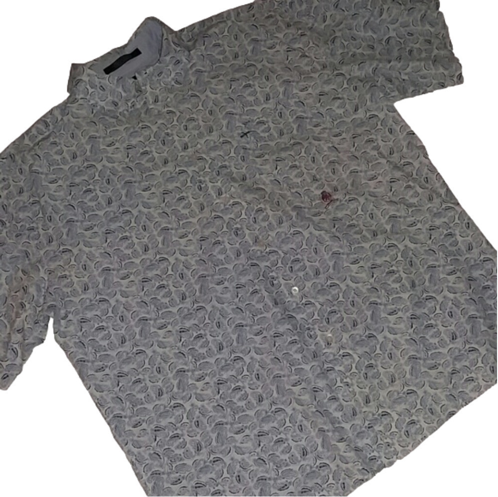 Tommy Hilfiger Paisley Button Shirt XL